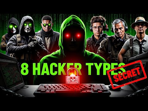 The SECRET World of 8 Hacker Types #hackercommunity