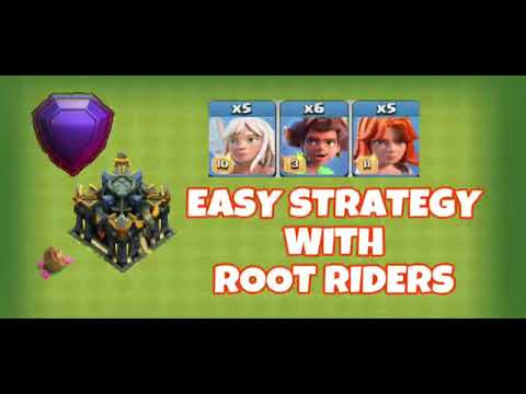 OVERPOWERED ARMY IN LEGENDS LEAGUE CLASH OF CLANS | ROOT RIDERS ATTACK STRATEGY TH 17