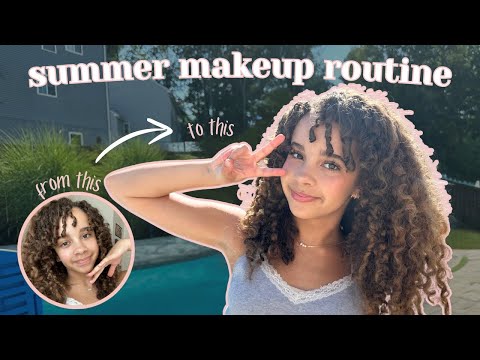 GRWM | easy summer makeup routine 💄☀️♥️ | *glowy & natural*