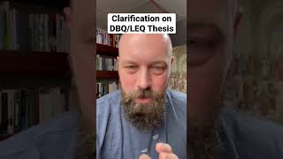 Thesis for DBQ and LEQ