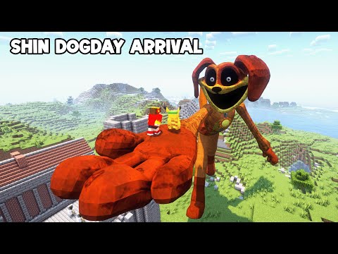 SURVIVING FROM SHIN DOGDAY ARRIVAL in Minecraft- Gameplay - Coffin Meme