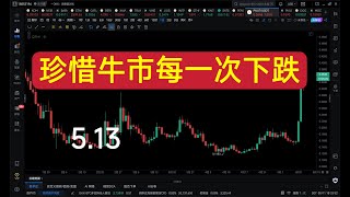 珍惜牛市行情的每一次下跌！每一次回调后的买点都是你起飞的时刻！5.13