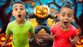Matteo and Gabriella Halloween Adventure | Ghosts For Kids | @DeeDeeShow