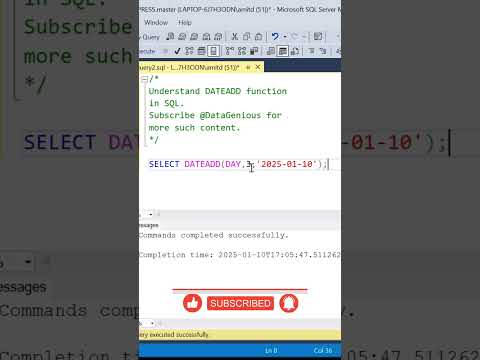 DATEADD Function in SQL| CAST  | Important for Interview | SQL | Data Analyst | Data Engineer #sql