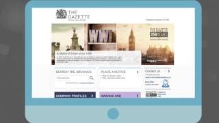 A guide to searching The Gazette