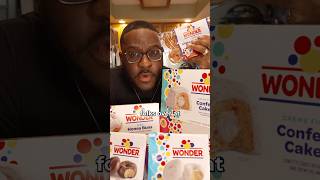 I ate her cakes and they were… meh. 🤷🏿‍♂️ Wonder Bread Snaxk Cakes HONEST #foodreview #shorts