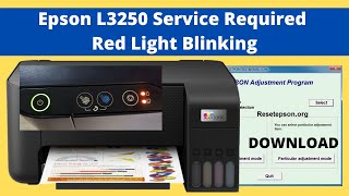 Epson L3250 Service Required |  L3210, l3215, L3250, L3216, L5290 Resetter [January 2024]
