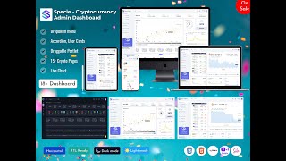 LTR Mini Dark Bitcoin Crypto Admin Template Bootstrap 5 UI Kit with Sass – Specie