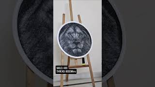 String art 2 years transformation.   #stringart #stringpotrait #threadart #threadpotrait #diy