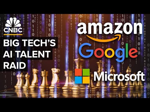 How Google, Microsoft And Amazon Are Raiding AI Startups For Talent