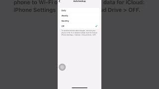 How to Turn On/Off chat backup in #WhatsApp#backup #securechats #chatandchill #savememories #funchat