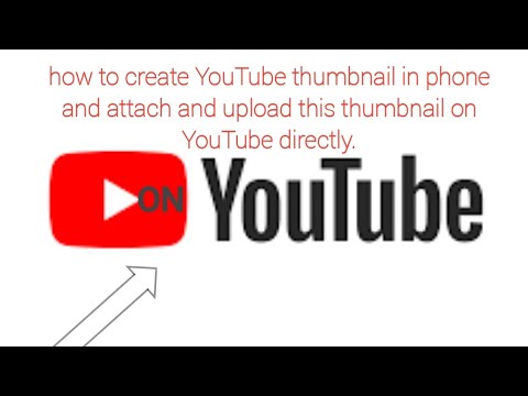 How to make youtube thumbnail in phone.