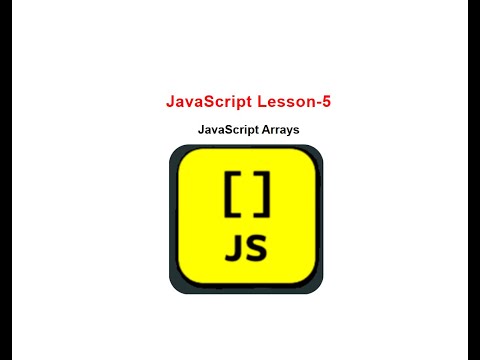 JavaScript Arrays. JavaScript course : Lesson-5