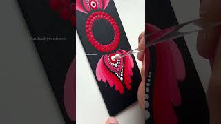 Root chakra Mandala bookmark 🔖 #Shorts #Trending #DOTMandala #MandalaArt #MandalaBookmark #mandala