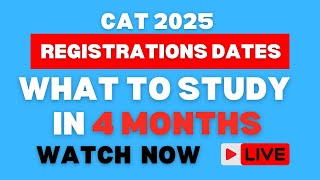 CAT 2025 Registration started, DON'T MISS