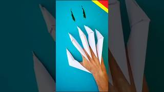 Eagle claws|how to make a sharp eagle nails with paper #diy