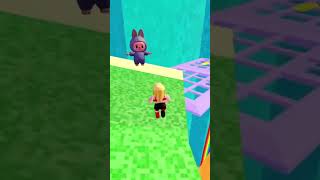 ☕ LABUBU FAMILY PRISON RUN! Obby 7 #robloxgameplay #robloxobby  #barryprisonrun #shorts
