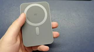 HINOVO Magnetic Power Bank da 5000 mAh magnetica senza fili, Powerbank sottile e di qualità