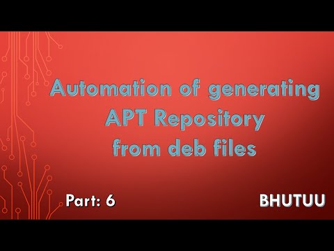 Automation of generating APT Repository from deb files