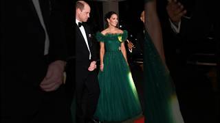 PRINCESS CATHERINE DAZZLES IN GREEN GOWN WITH DIAMONDS 001 #duchesskate #shorts #fyp #princewilliam