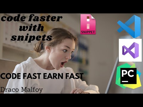 How to create snippet in visual studio code in 2 minutes