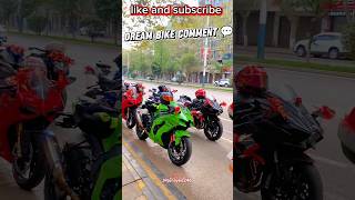 Ninja h2r vs zx10r vs s1000rr vs Ducati Panigale😱💥. #ninjah2r #vs #zx10r #s1000rr #viralvideo