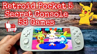 Retroid Pocket 5 Secret Console +50 games I Yuzu Citron switch