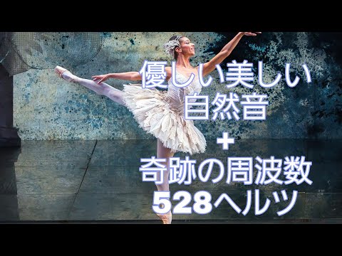 美しい自然音+奇跡の周波数528Hzヘルツ 【バレエ】【ballet】