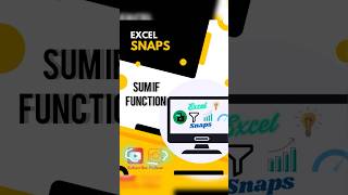 How to use SUMIF function in Excel || SUMIF function in Excel || #excel #excelformula #exceltips