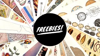 25 Free junk journal printables and where to find them.