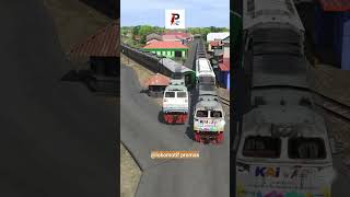 Kereta Api Panjang PLH Palang Pintu Perlintasan Kereta Api #train #automobile #indianrailways