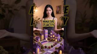 miniature plum city #shorts #ai #miniature