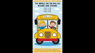 Wheels On The Bus Go Round And Round | Nursery Rhymes#kidzone  #funzone  #studyzone