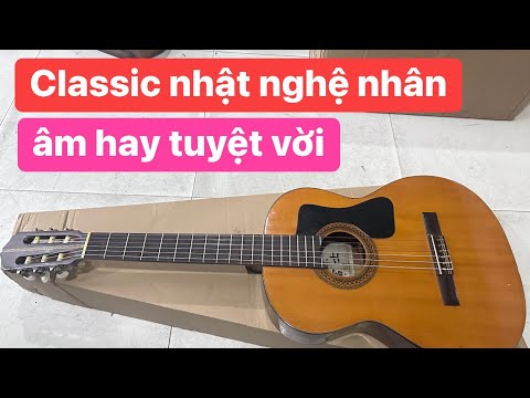 Đàn guitar classic nhật nghệ nhân âm hay giá rẻ. Giá: 2 triệu. guitar nhật 0936057750