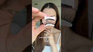 Trying magnetic lashes for the first time!😍*LOVELY* #lashes #girlhacks #lashextensions