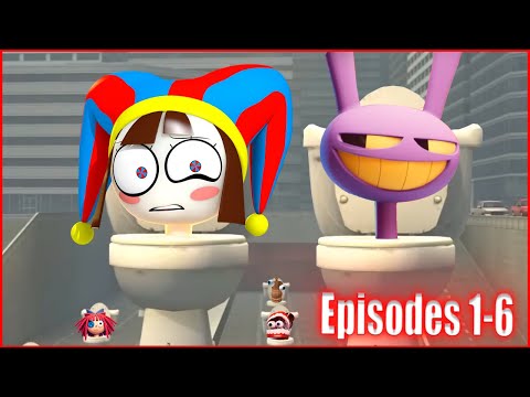 THE AMAZING DIGITAL CIRCUS Skibidi Toilet Meme Song (Episodes 1-6)
