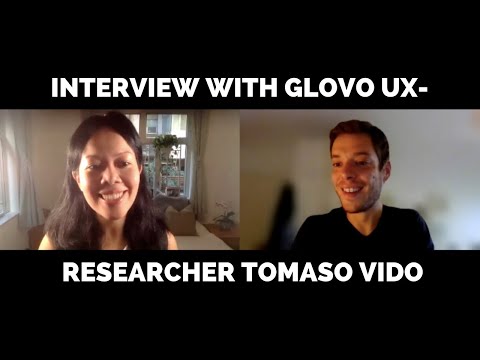 Interview with Tomaso Vido, UX Researcher at Glovo