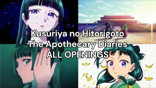 Kusuriya no Hitorigoto / The Apothecary Diaries All Openings Season 1 & 2
