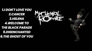 BEST SONG OF MY CHEMICAL ROMANCE WITH TIMESTAMP