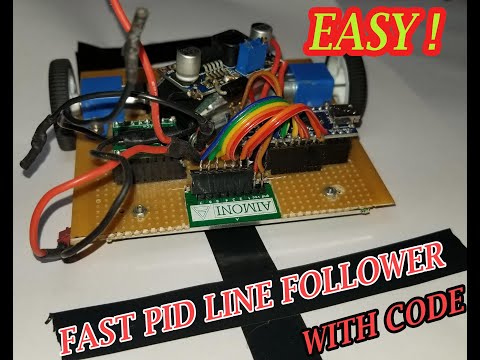 DIY FAST PID LINE FOLLOWER WITH CODE **PART 1**