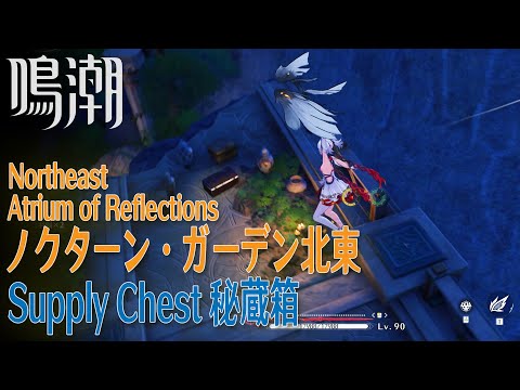 【鳴潮】秘蔵箱/リナシータ/ノクターン・ガーデン北東 [Supply Chest,Northeast Atrium of Reflections,Rinascita,WUWA,37625]