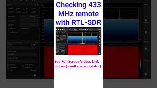 Checking 433 MHz remote with RTL-SDR