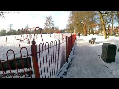 Vicarage Road Side Playground - Snow Walk - Kings Heath Park  Birmingham