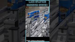 Conveyor Line Splitting #shorts #automation #technology #machinery #conveyors