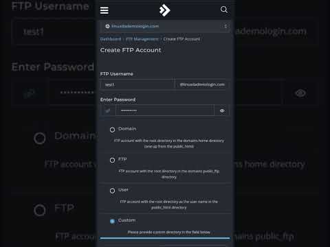 Create FTP Account in DirectAdmin in 60 Seconds! ⚡ #webhosting #filesharing #ftptutorial #hosteasy