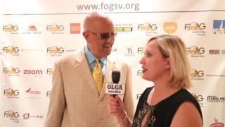 Olga media interviews during FOG / Festival of Globe, NFL fundraising