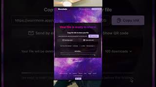 How to share files easily | No signup | Anonymous and Encrypted | 2023 #shorts
