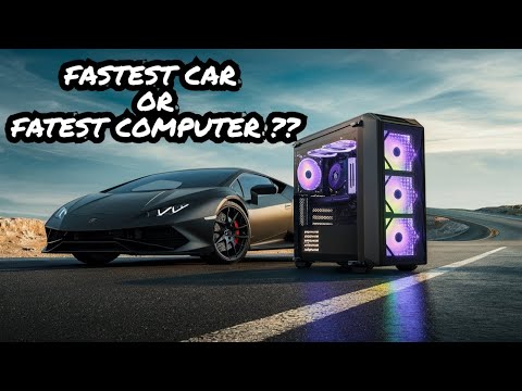 The Ultimate Race: Fast Car vs. Powerful Computer