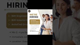 Hiring for #interiordesigner #bim #autocaddrawings #autocad #interiordesign #bimjobs #engineering 👍
