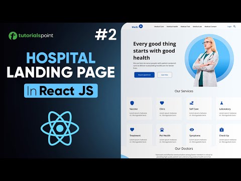 Navbar Component - Hospital Landing Page Part 2